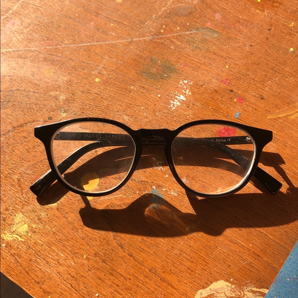 Warby Parker Black Butler Narrow Eyeglasses
